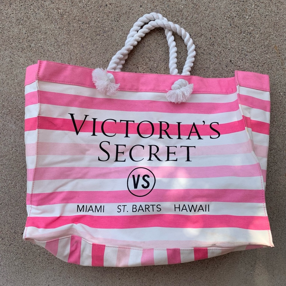 NWOT Victoria’s Secret Nautical Tote Bag